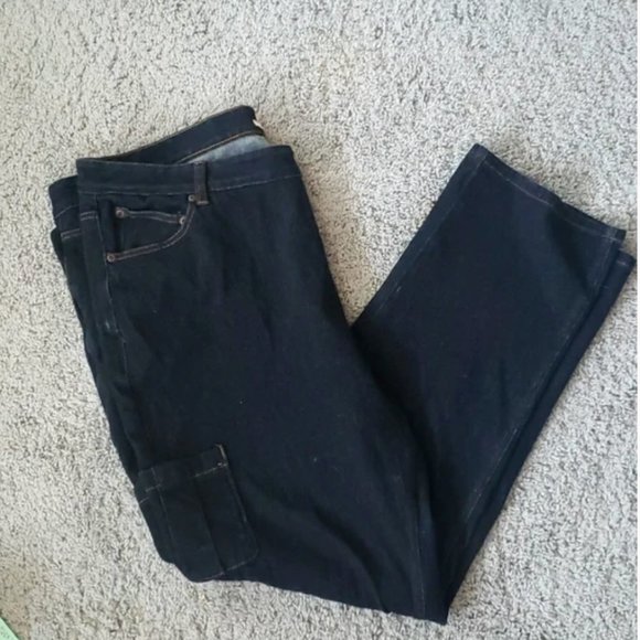Denim - LL Bean Classic Fit dark wash jeans size 20 reg